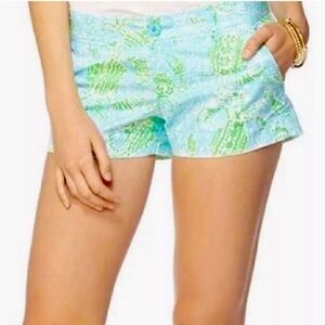 Lilly Pulitzer The Walsh Short in Blue Crab Get Cracking Print